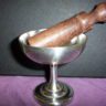 silverplated chalice singing bowl